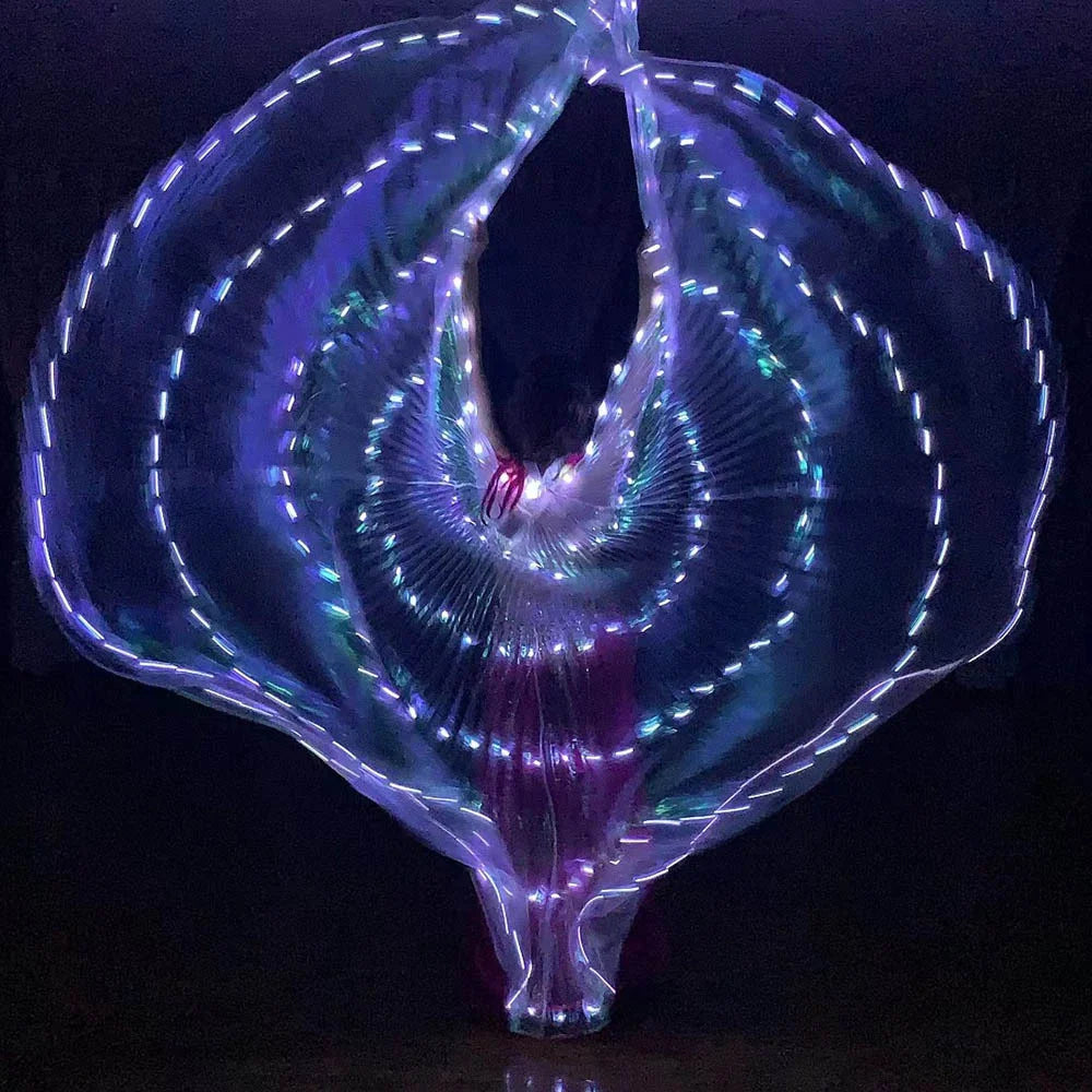 LED Isis Wings for Belly Dance & Performance