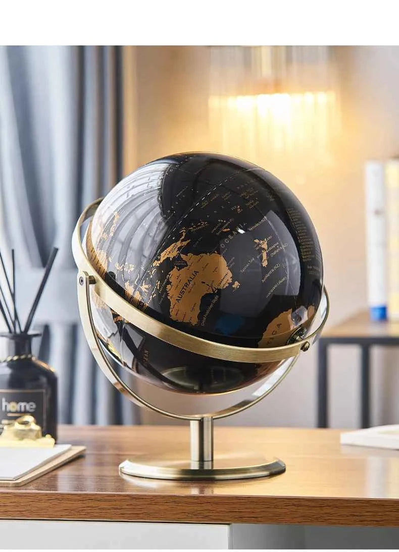 Home Decor Accessories Retro World Globe Modern Learning World Map Globe Kids Study Desk Decor Globe Geography Kids Education