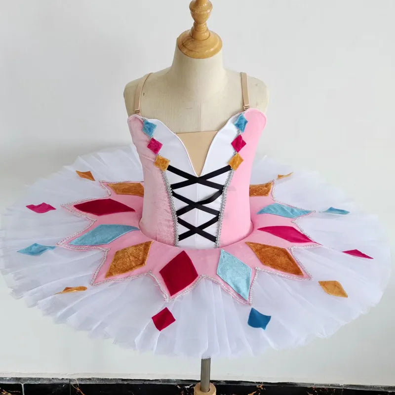 Harlequinade Pancake Tutu Ballet Dress for Girls & Women