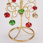 Iron Lace Christmas Tree Mini With Bell Star Desktop Ornament Ornament New Year Christmas Eve Gift Celebrate Party Xmas 2026