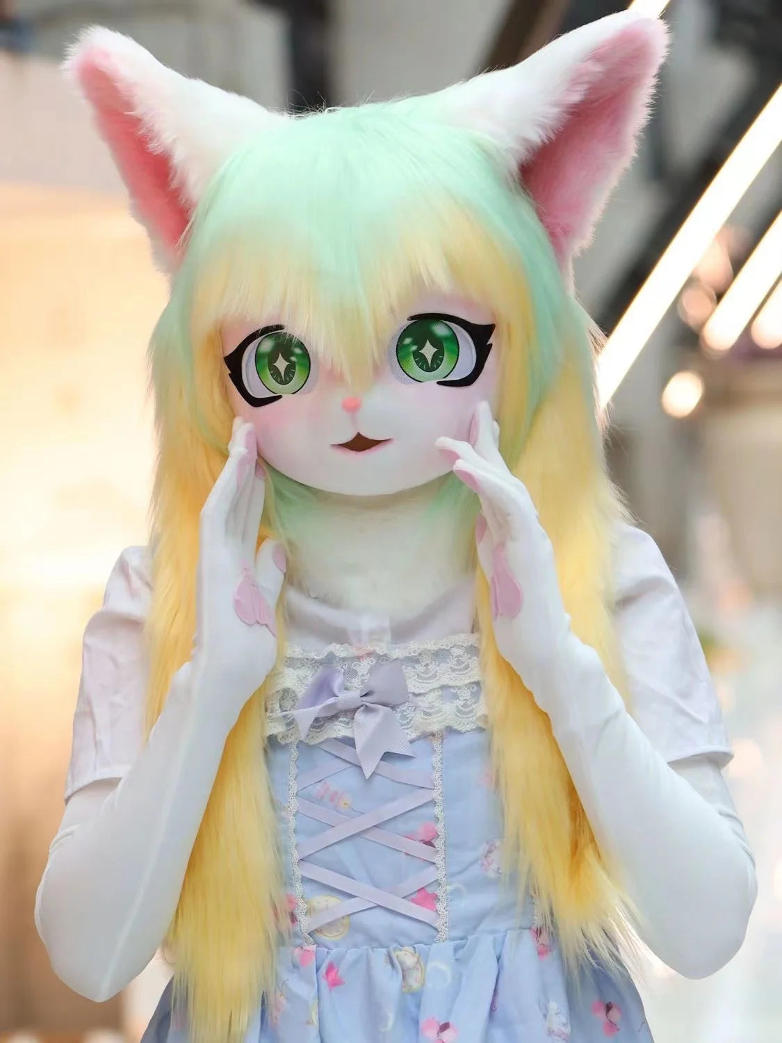 Daliclown Unisex Animal Kigurumi Fursuit Costume with Head & Paws