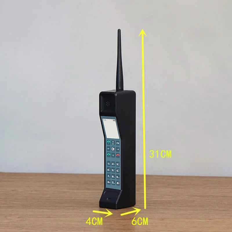 Creative Retro Simulation Mobile Phone Model Telephone Model Desktop Decoration Ornament Nostalgic Mobile Phone Era Props Gifts