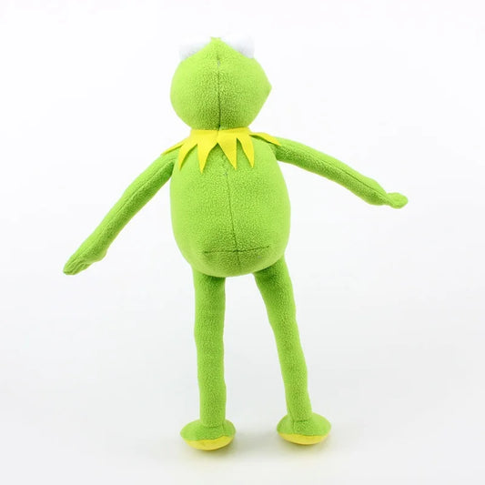Anime Kermit The Frog Funny Kawaii Plush Doll Hand Puppet Schoolbag Frog Cute Plush Toy Ventriloquist Performance Props For Baby