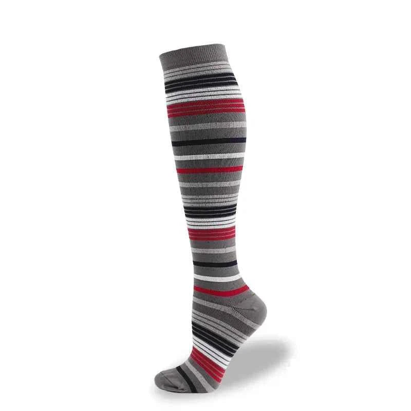 Compression Socks Varicose Veins Blood Circulation Pregnancy 20-30mmhg Nurse Socks Men Women Marathon Golf Cycling Sports Socks