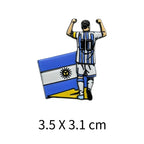 2026 World Cup Soccer Player Enamel Pin Badge for Bags & Clothes