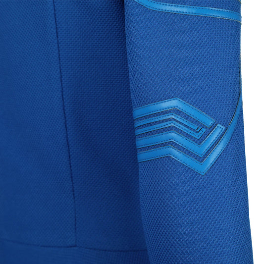 SS69 Supergirl Cosplay Costume Set with Jumpsuit, Cape, and Belt - Elastane
