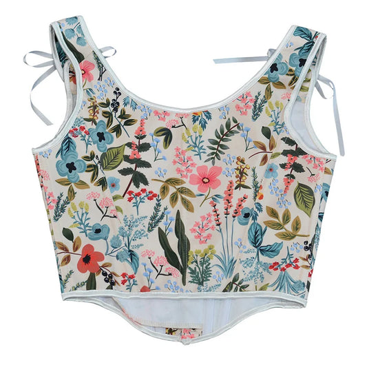 SS69 Lolita Corset Camisole Top - Y2K Underbust Body Shaper Polyester Blend