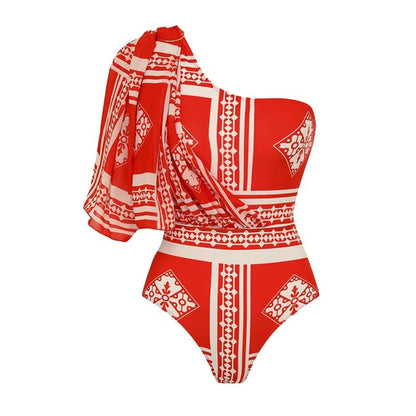 2023 New Arrival Push Up Women Bikini Set Floral Printed Ruffle Bikinis Strappy Bandage Swimwear Brazilian Biquini Bathing Suit SS69