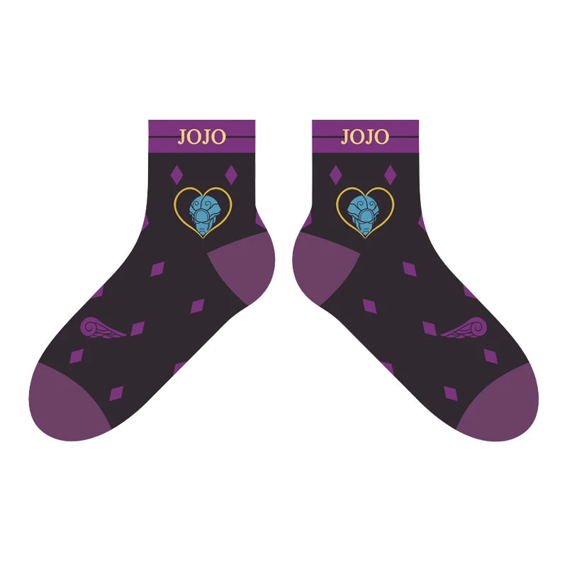 Brdwn Golden Wind Giorno Giovanna Bruno Bucciarati Kira Yoshikage Sock Short Socks Warm