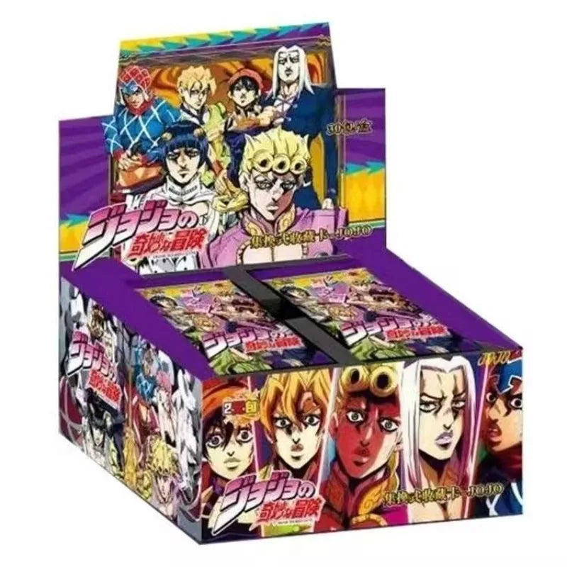 Anime JOJO's Bizarre Adventure Card Golden Wind Collectible Card Rare Gold Stamping SSP Card Children's Toy Gifts