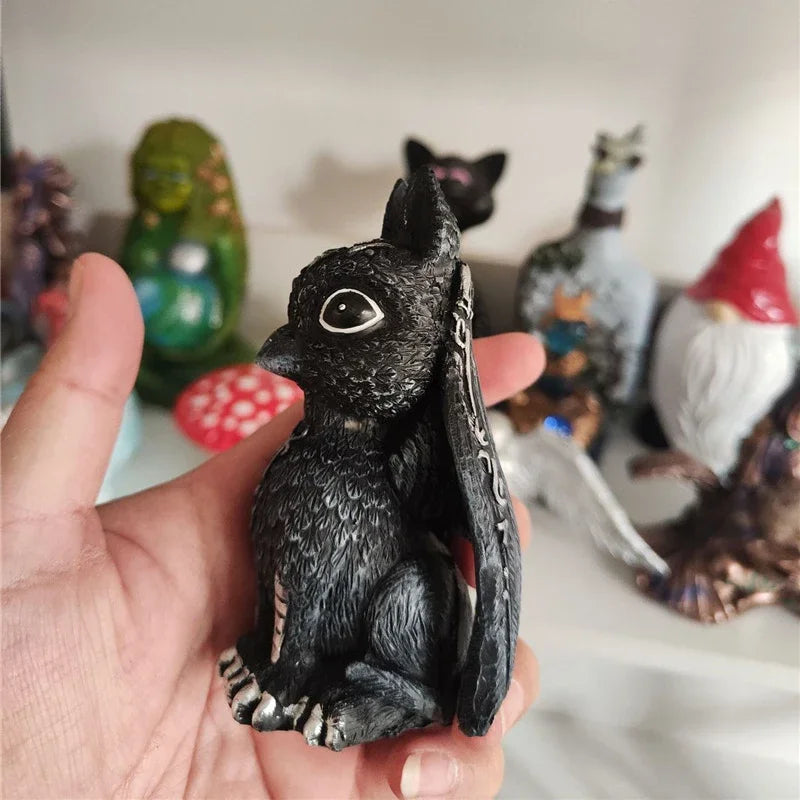 1pc Halloween Magic Black Dragon Snake Griffin Unicorn Mysterious Witches Statue Home Decor Figurine Christmas Desk Ornaments