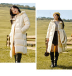 Semir Women's Long Hooded Down Jacket - 90% Duck Down