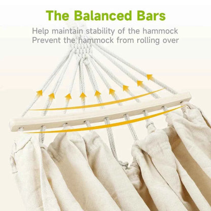 Hammock Chair Swing Camping Hammock Thickened Durable Fabric Canvas Single Hammocks Travel Swing Hanging Bed Outdoor Hammock