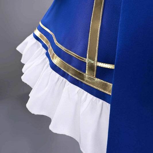 Honkai Star Rail HSR Fate Saber Cosplay Costume Wig Women Halloween Carnival Party Role Playing Dress Outfits Clothes