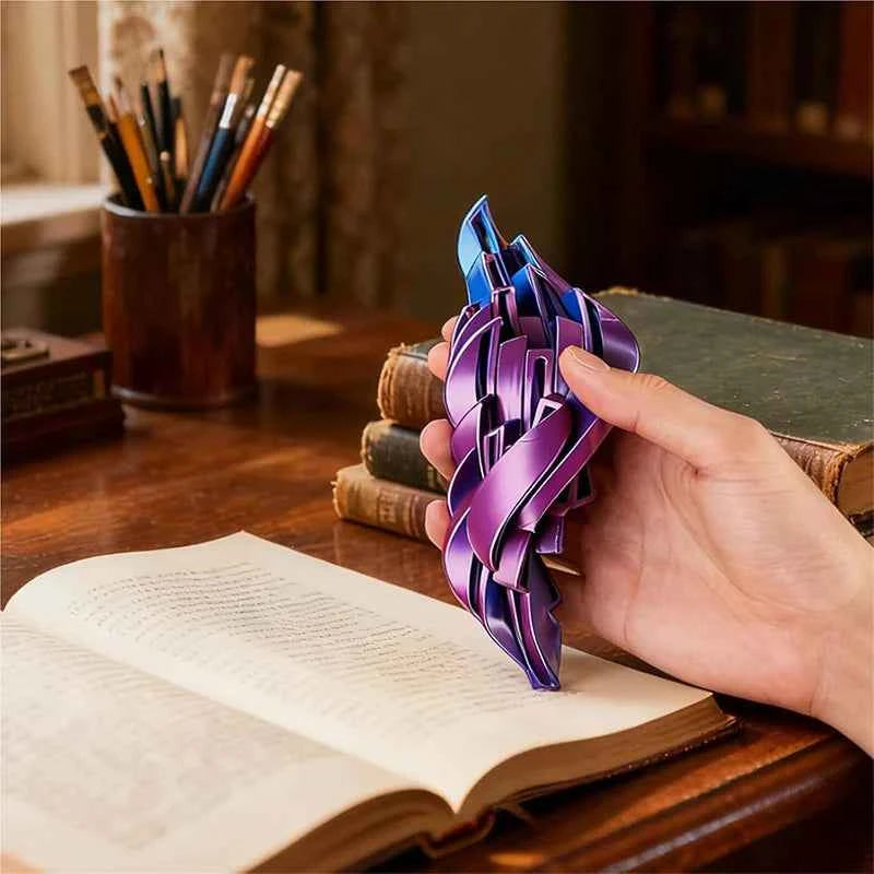 【MQ124】Slime Ball Fidget Toy 3D Printed Twistsphere Fidget Toy Gear Liquid Flow Ball With Rotating Design Anxiety Relief Toys