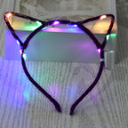 LED Glow Cat & Bunny Ear Headbands - 10/20/30 Pcs