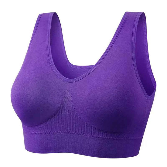 XL-5XL 4PCS Women Seamless Single Layer Camisole Bra Tops Sleep Yoga Sports Bras Tank Tops