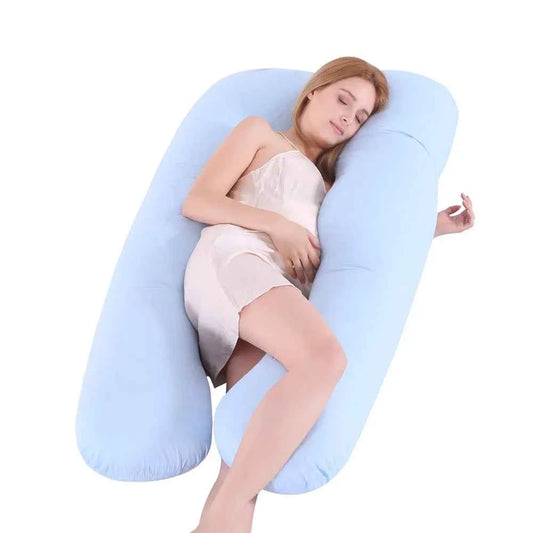 Soft Fleece Pregnant Pillow Gravida U Type Lumbar Pillow Multi Function Side Protect Cushion for Pregnancy Women Dropshipping