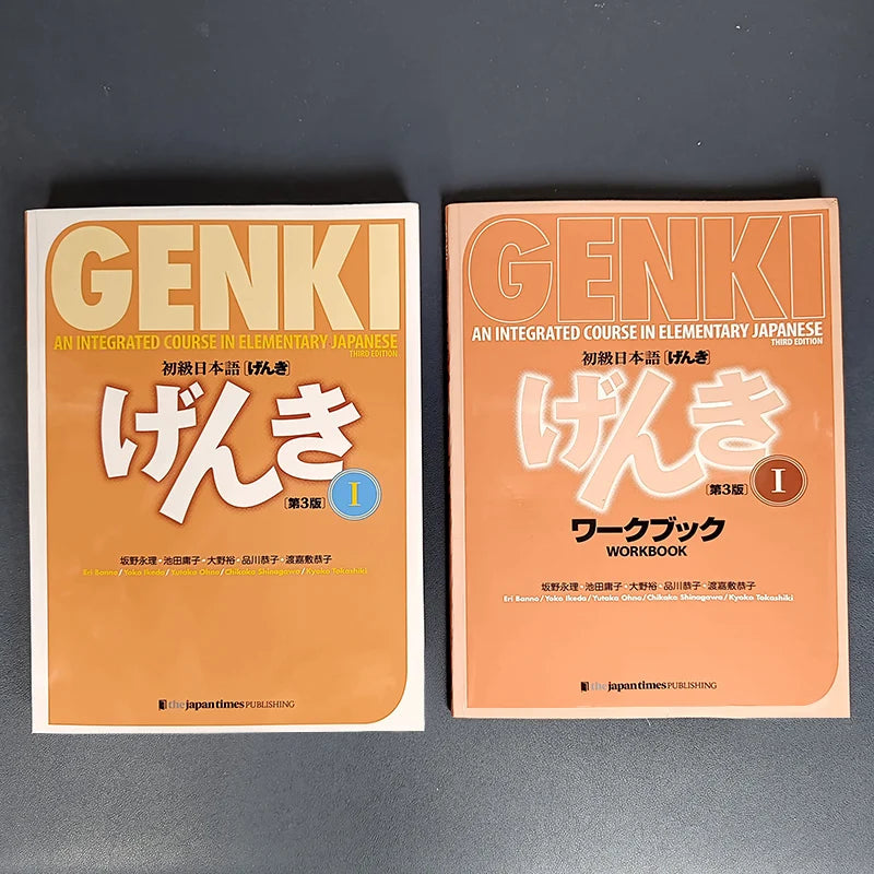 Genki I II Textbook workbook answer 3rd Edition learn japanese  Integrated Course Elementary Japanese & english Learning Books SS69