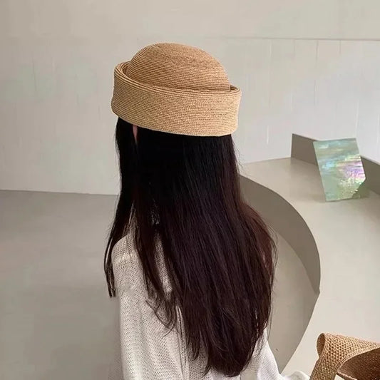 Fashion Mesh Hollow Breathable Summer Pillbox Beret Hat Women Colorful Outdoor Hard Pink Elegant Sun Cap Wholesale Taqiyah Kufi