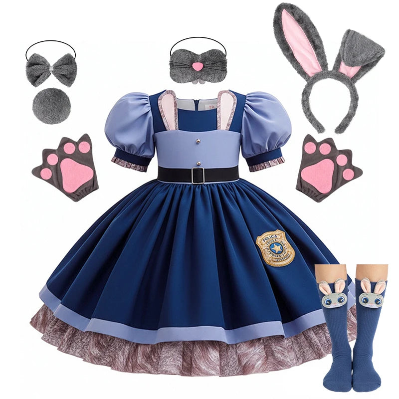 Disney Zootopia Judy Hopps Bunny Costume for Girls