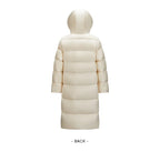 Semir Women's Long Hooded Down Jacket - 90% Duck Down
