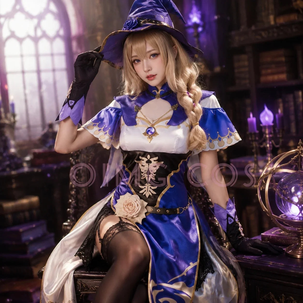 Lisa Cosplay Costume Genshin Impact Adult Carnival Uniform Anime Halloween Costumes Women Game