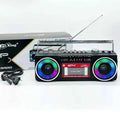 Desktop Retro Cassette Recorder Player With Am Fm Sw Portable Player Wireless Bluetooth Speaker Radio Auto Stop Tape FM Radio