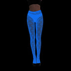 Women Glow in The Dark Fishnet Tight Rose Pattern Fishnet Tights Luminous Fishnet Halloween Party Festive Dress Up SS69