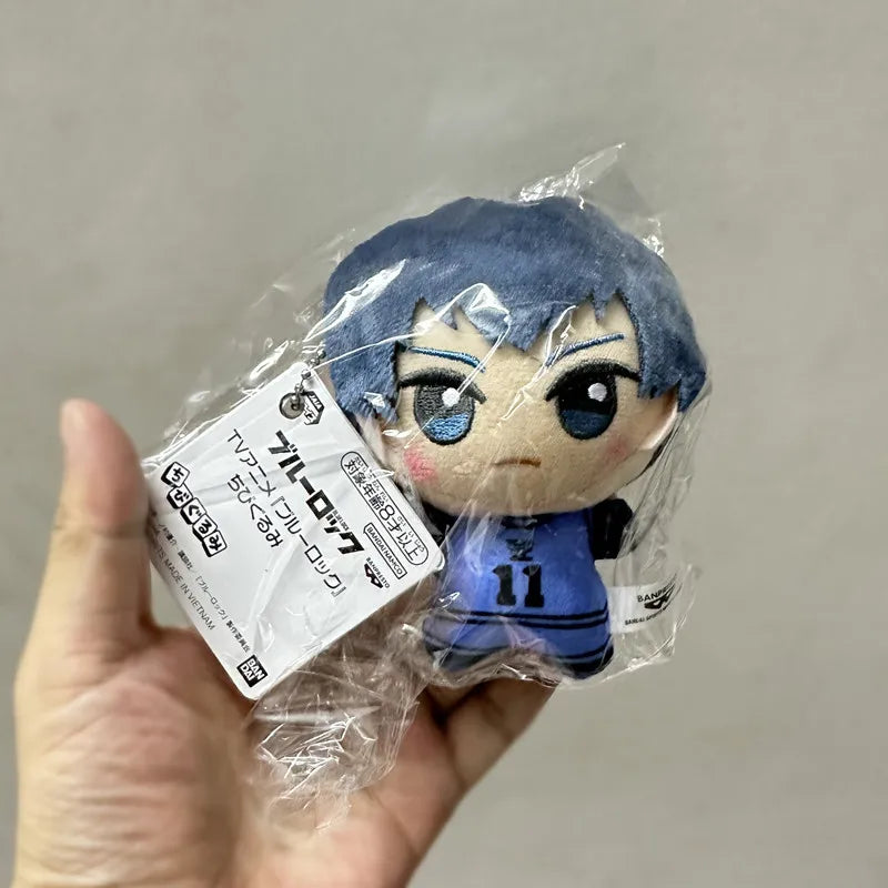 10cm New Blue Lock Plush Pendant KeyChain Isagi Yoichi Nagi Seishiro Mikage Reo Rin Itoshi Itoshi Sae Action Doll Toy Bag Gift SS69