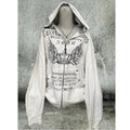 ey Zipper Hoodie ex Loose Lazy Sle High Street Retro American Letter Print Long Sve Sweatirt Autumn Winter Coat SS69 23.69 M / Light gray