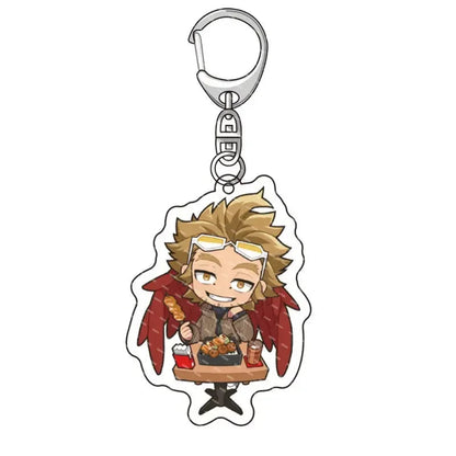 Fashion Anime College Keychain Cartoon Character Double Sided Acrylic Key Chain Fans Collection Jewlry Gift SS69