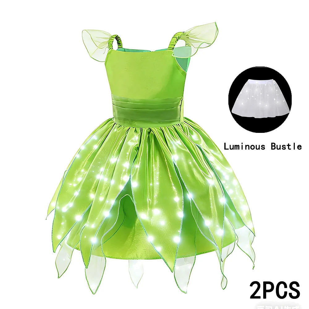 DOCHEER Girls Flower Fairy Princess Dress with Wings