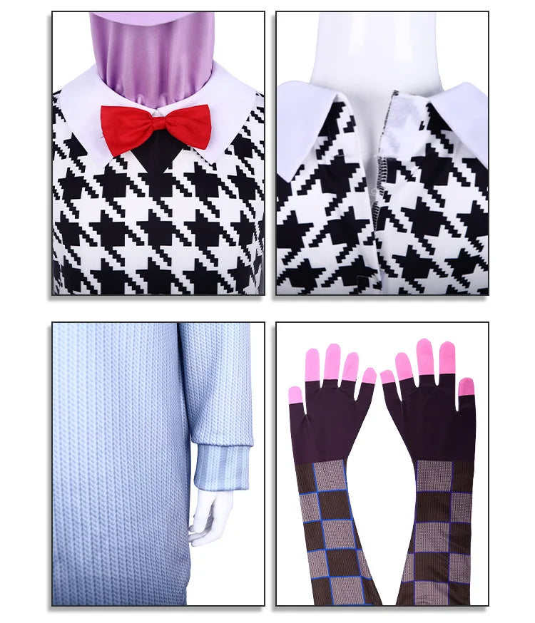 Inside Out Joy Cosplay Costume Unisex Polyester Jumpsuit for Halloween