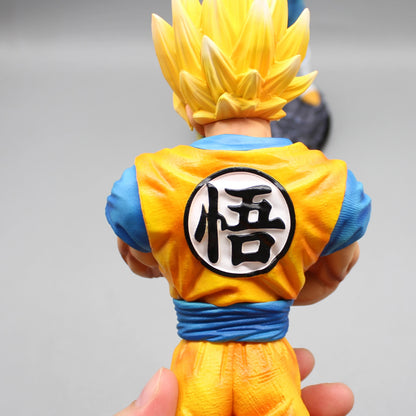 32cm Dragon Ball Z Son Goku Vegeta Anime Action Figures Super Saiyan Pvc Collection Model Doll Statue 2pcs/set Toy For Kids Gift SS69