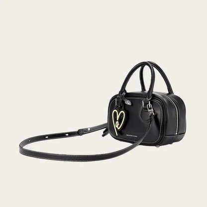 Toast Bag Large Capacity Tote Bag Handbag Shoulder Bag Crossbody Bag Heart-Shaped Soft