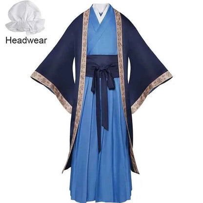 Jinshi Cosplay Costume Anime Apothecary Diarie Men kimono Robe Suit with Headwear Kusuriya No Hitorigoto Outfits for Comic Con