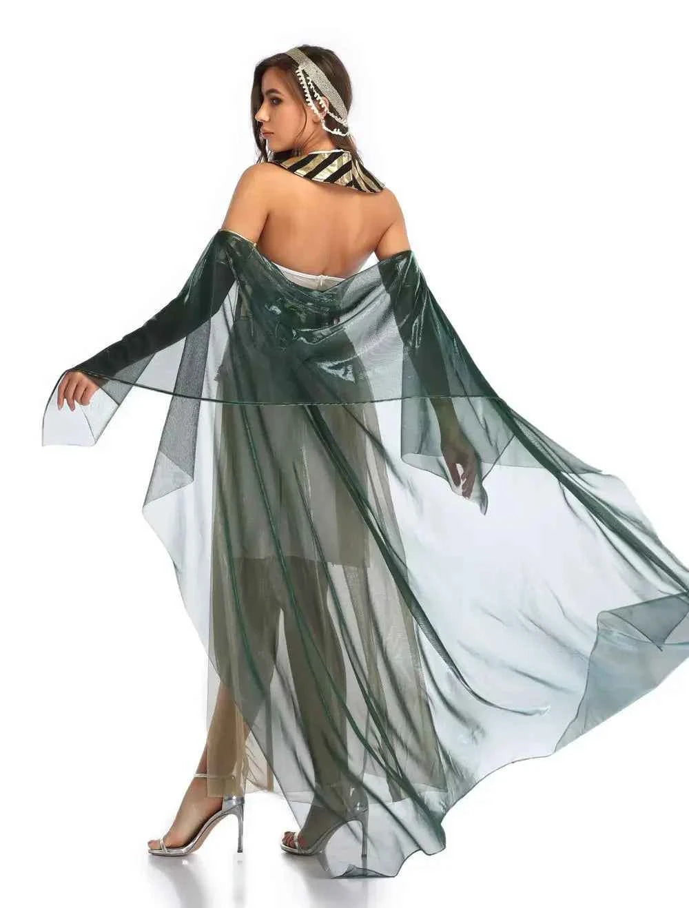Halloween Costume Cos Egyptian Pharaoh Queen Greek Goddess Costume Stage Opera Performance Costume