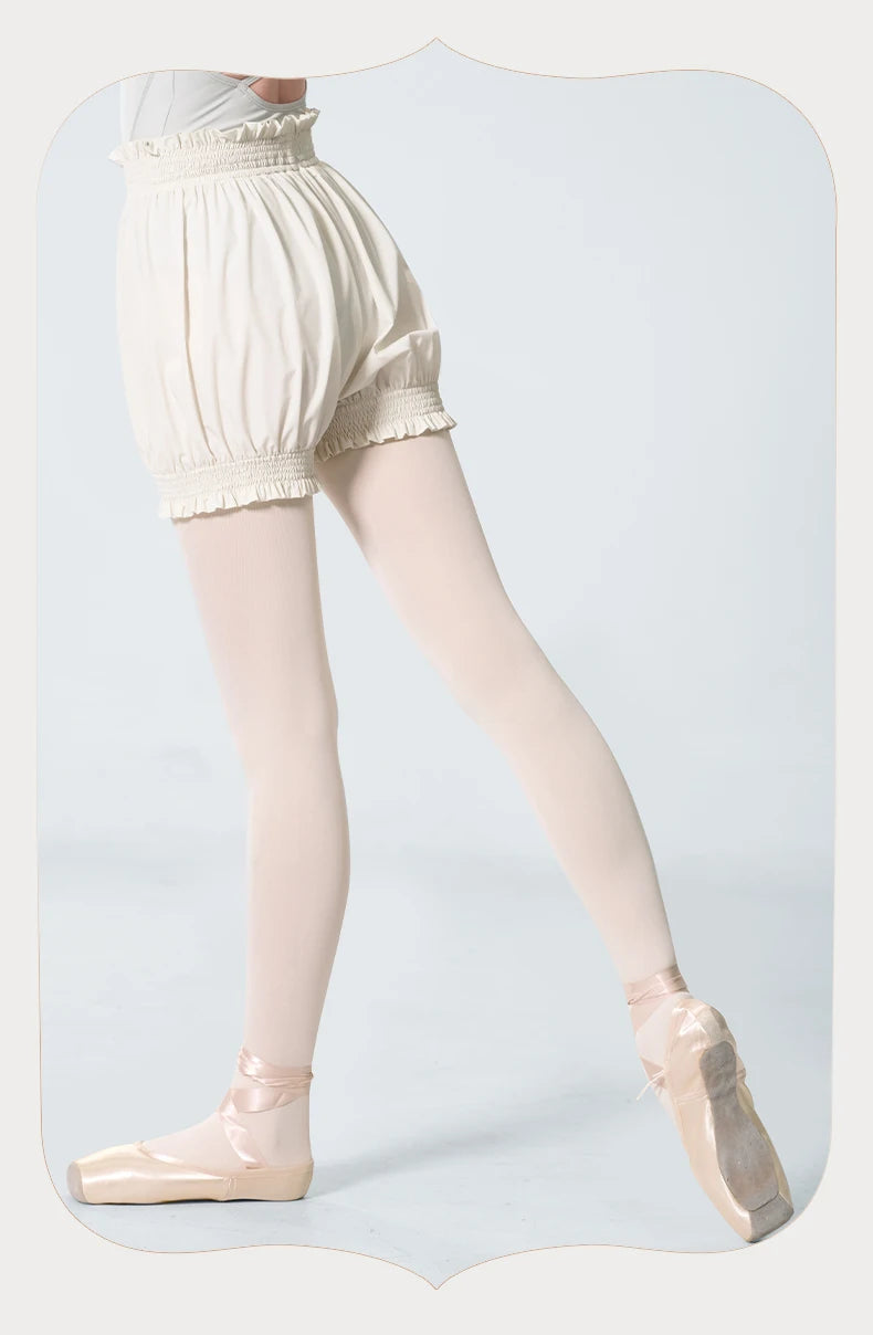 Daydance Women's High Waist Ballet Dance Shorts - Nylon Bloomers