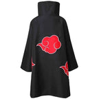 Anime Akatsuki Cloak Cosplay  Long Black Robe Capes Uchiha Itachi Ring Headband Gifts Sasuke Cloak Robe Cape Halloween