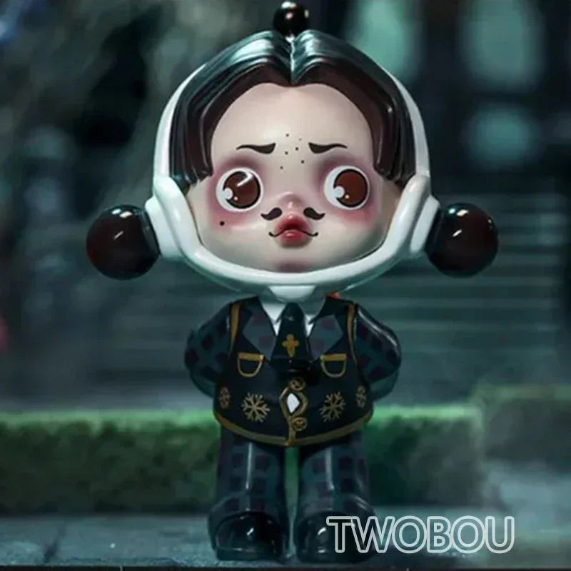 POP MART SKULLPANDA Addams Family Series Blind Box Mystery Box Guess Bag Toys Doll Cute Anime Figure Desktop Ornaments