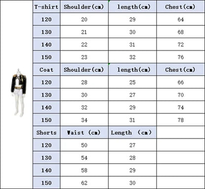 SS69 Anime Girl Group Cosplay Costume - Polyester Top and Pants Set