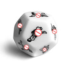 Sex Toys For Couples Women Adult Game Funny Sex Dice 6/12 Sides Romance Love Humour Gambling Erotic Crap Dice Bar Christmas Gift SS69 6.69 White