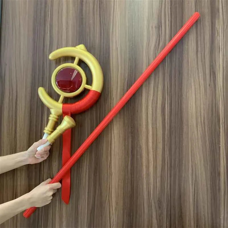 1:1 Magic Wand Beyond Journey's End Cosplay Knife Greatsword Role Playing Weapons Model Safety PU Rubber Gift Toy
