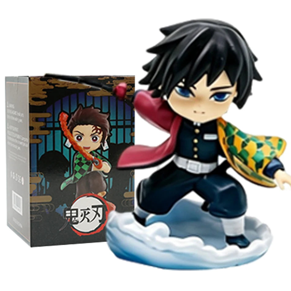 1-12pcs Anime Demon Slayer Blind Box Figure Toys Kimetsu No Yaiba Battle Series Guess Bag Mystery Doll Christmas Birthday Gift
