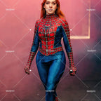 Spider Raimi Costume Zentai Suit Spandex Halloween Costumes Party Fancy Anime Clothes Geek Girl Bodysuit Spider Girl Cosplay
