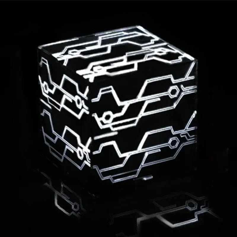 NieR Automata 9S 2B Cosplay Props White Light Black Box YoRHa No.9 Type S No.2 Type B Magic Cube SS69 25.69 white light / CHINA / 7CM