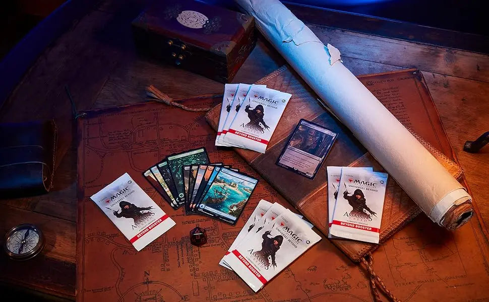 Magic The Gathering Assassin’s Creed Bundle,Beyond Booster Box,Collector Booster Box,Starter Kit TCG Card Game Gift Collectible - SS69