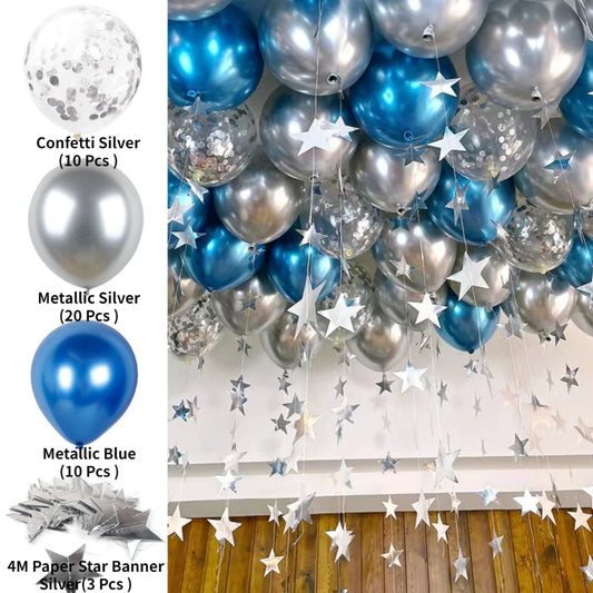 SS69 24-Piece Latex Balloon Set for Party and Birthday Decorations