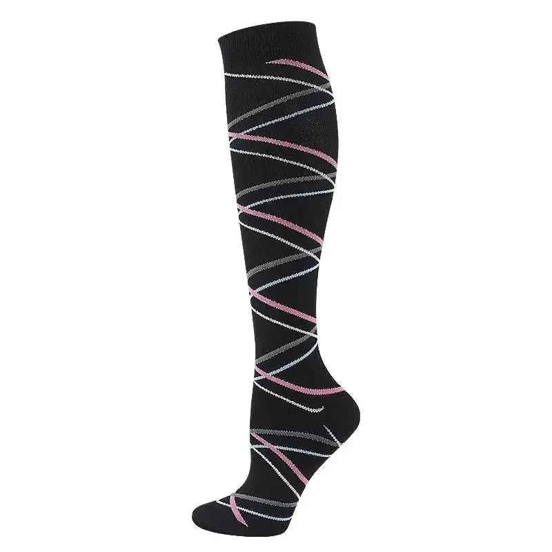 Compression Socks Varicose Veins Blood Circulation Pregnancy 20-30mmhg Nurse Socks Men Women Marathon Golf Cycling Sports Socks